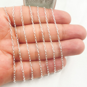 Sterling Silver Smooth Oval Link Chain